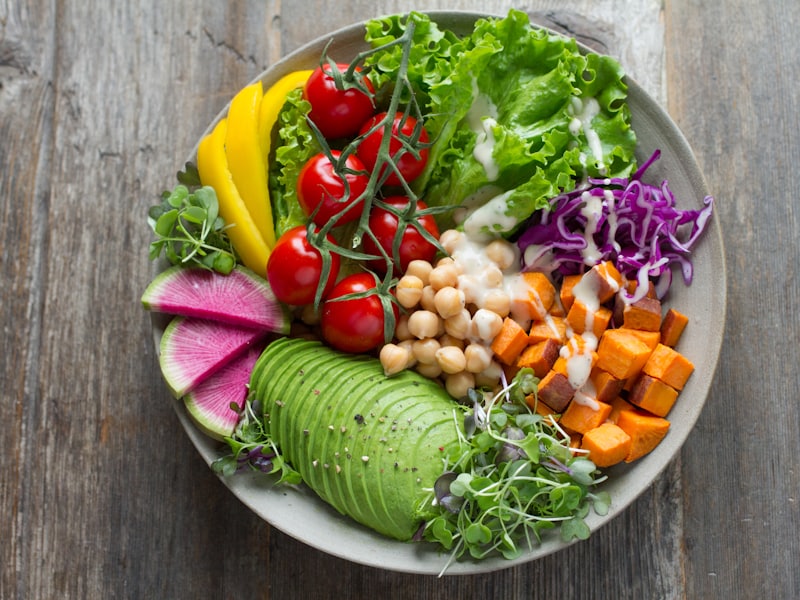A vibrant, nutritious salad bowl